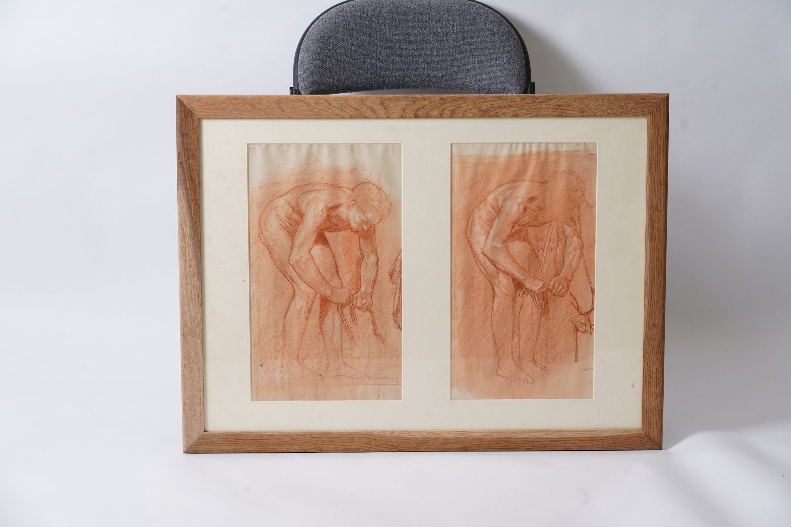 Harry Robert Mileham, (1873-1957), Two figural studies